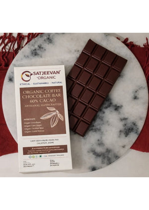 Organic Coffee Chocolate Bar 60% Cacao 70g