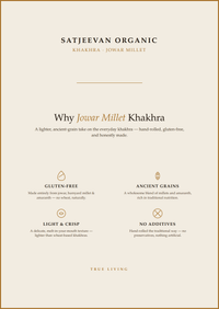 Organic Khakhra Jowar Millet 180g