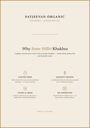 Organic Khakhra Jowar Millet 180g