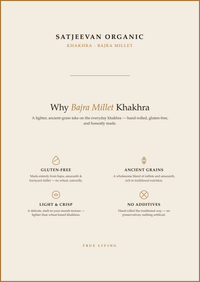Organic Khakhra Bajra Millet 180g