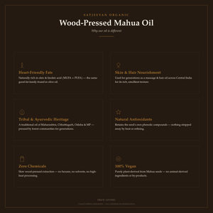 Organic Wood-Pressed Mahua Oil 250ml