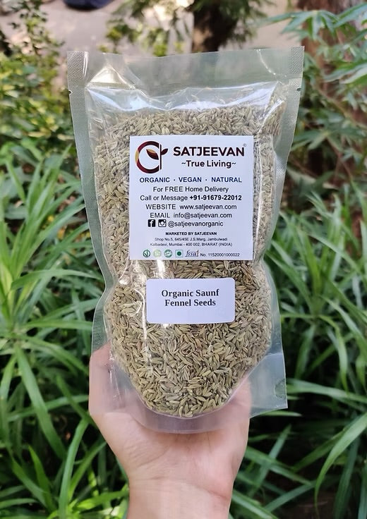 Organic Saunf Fennel Seeds 250g