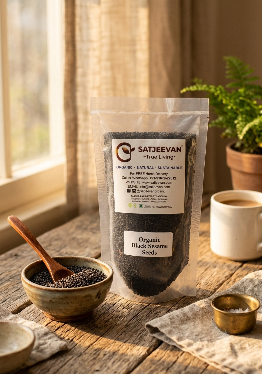 Organic Black Sesame Seeds 250g