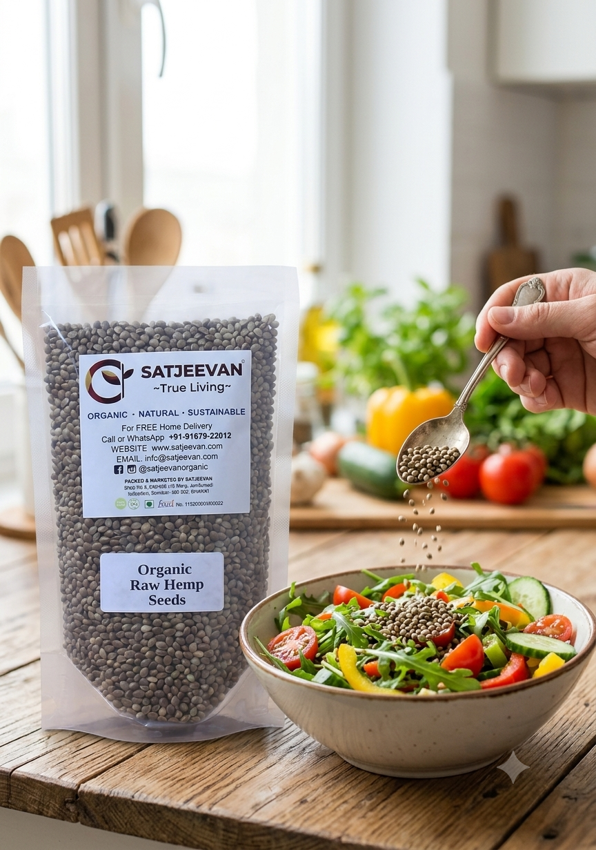 Organic Raw Hemp Seeds 250g