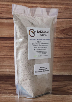 Organic Stone-Ground Buckwheat Kuttu Flour 500g