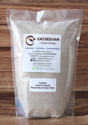 Organic Stone-Ground Buckwheat Kuttu Flour 500g