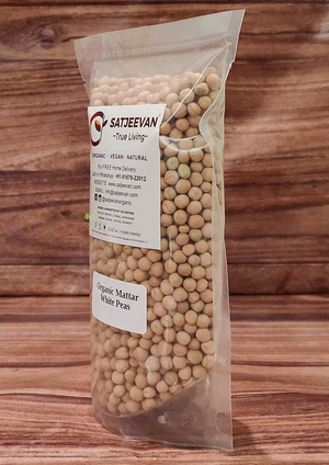 Organic Mattar White Peas 500g