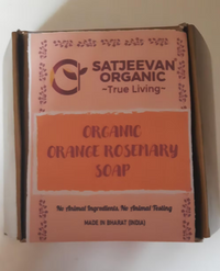 Organic Orange Rosemary Soap 100g