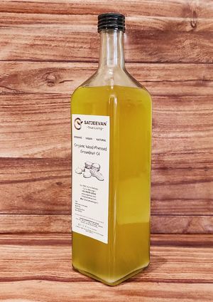 Organic Wood-Pressed Groundnut Oil