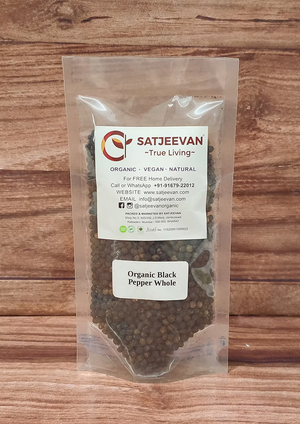 Organic Black Pepper Whole 100g