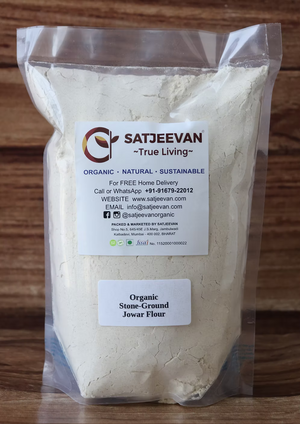 Organic Stone-Ground Jowar Flour 1000g
