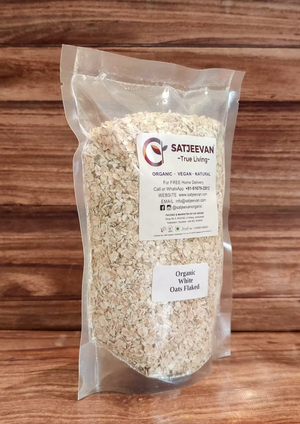 Organic White Oats Flaked 500g