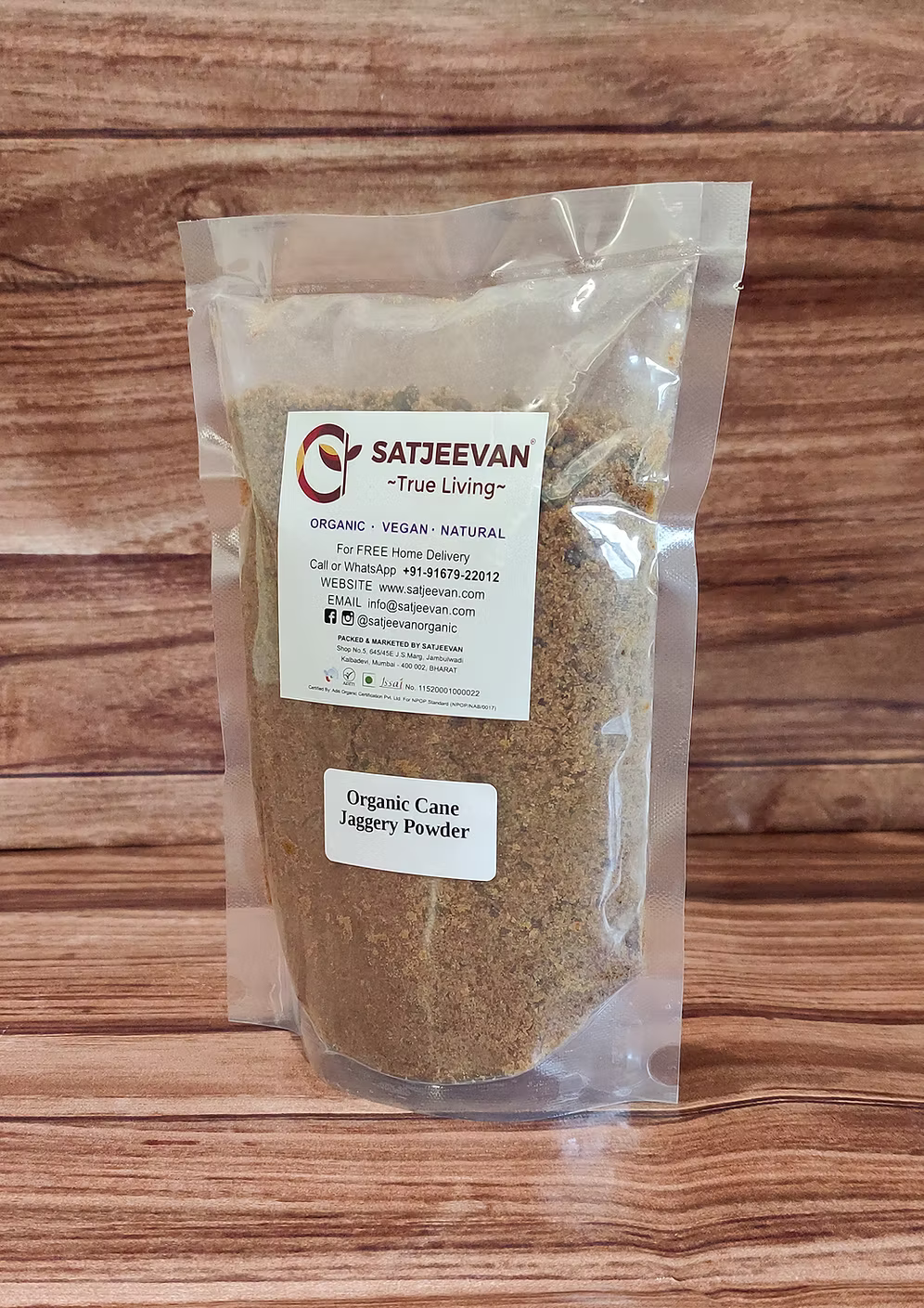 Organic Cane Jaggery Powder 1000g