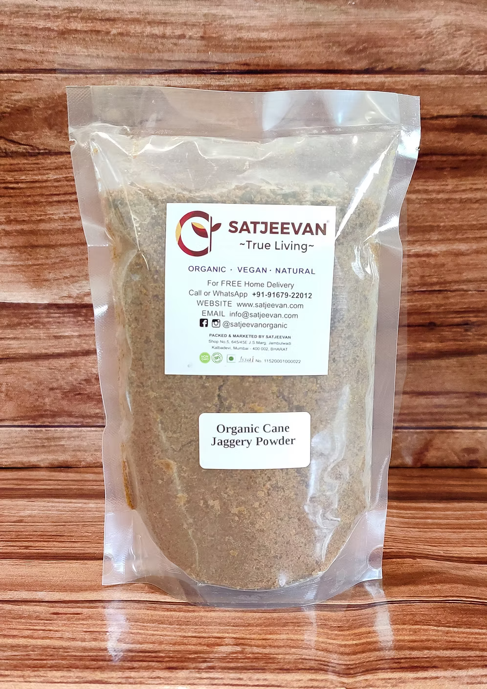 Organic Cane Jaggery Powder 1000g