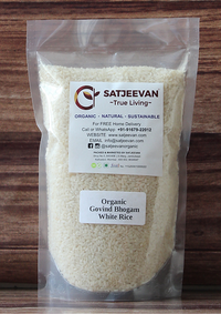 Organic Govind Bhogham White Rice 1000g