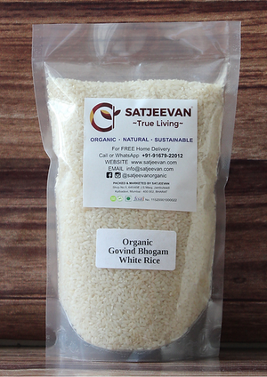 Organic Govind Bhogham White Rice 1000g