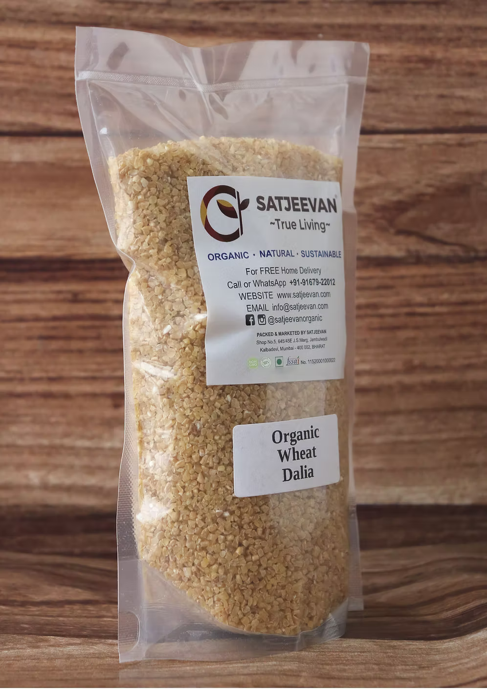 Organic Wheat Dalia Thuli 500g