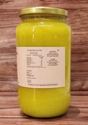 Satjeevan Organic Vedic Gir Cow Bilona Ghee 1000ml