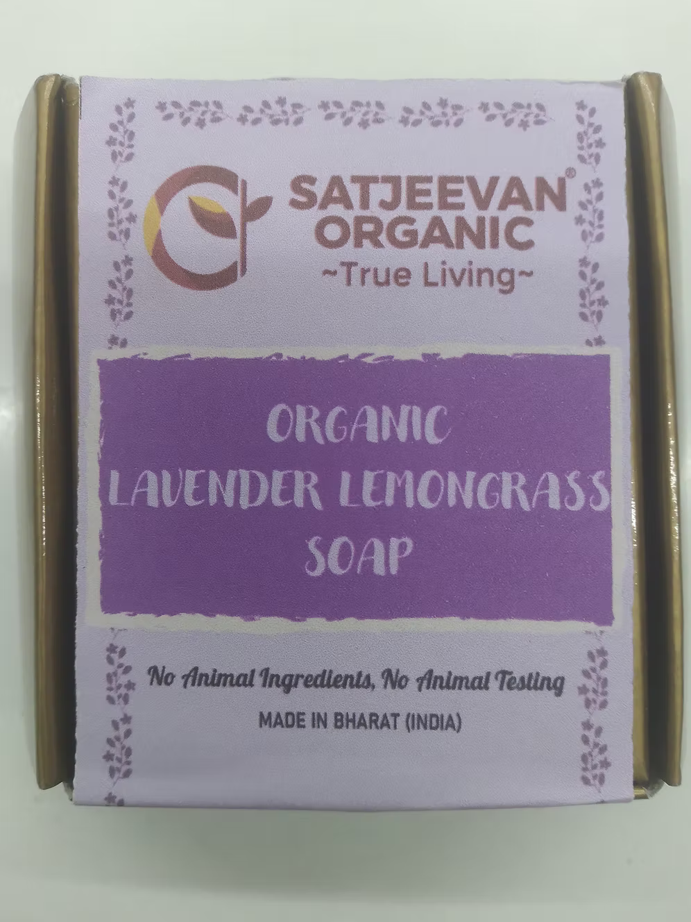 Organic Lavender Lemongrass Soap 100g