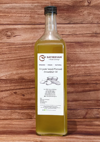 Organic Wood-Pressed Groundnut Oil