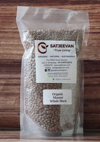 Organic Masoor Whole Black