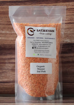Organic Masoor Dal Pink