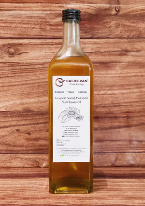 Organic Wood-Pressed Sunflower Oil