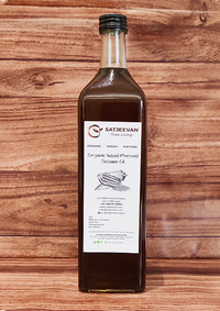 Organic Wood-Pressed Sesame Oil