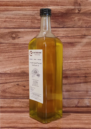 Organic Wood-Pressed Sunflower Oil