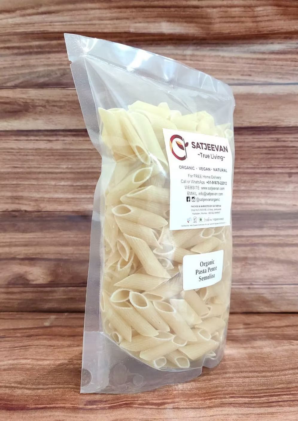 Organic Pasta Penne Durum Semolina 500g