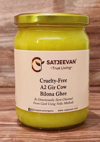 Satjeevan Organic Vedic Gir Cow Bilona Ghee 500ml