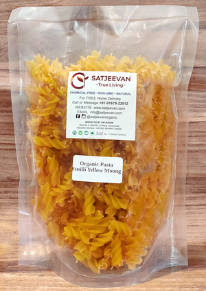 Organic Pasta Fusilli Yellow Moong (GF) 500g