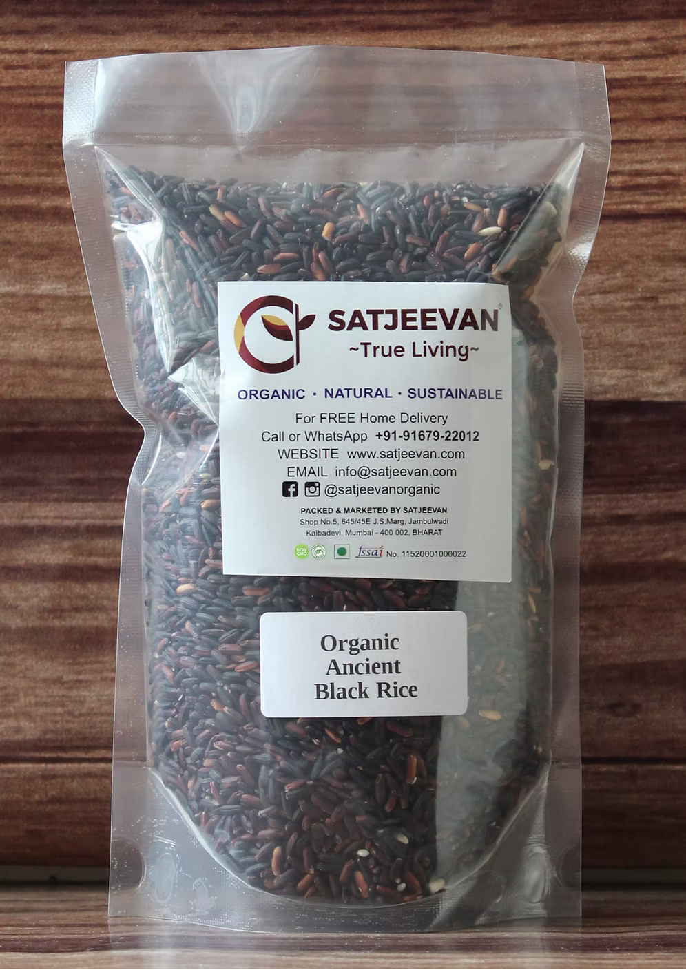 Organic Ancient Black Rice