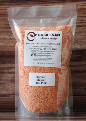 Organic Masoor Dal Pink