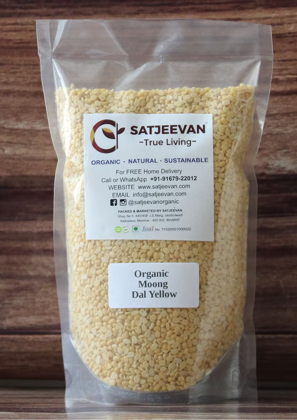Organic Moong Dal Yellow