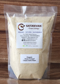 Organic Stone-Ground Chana Sattu Flour 500g