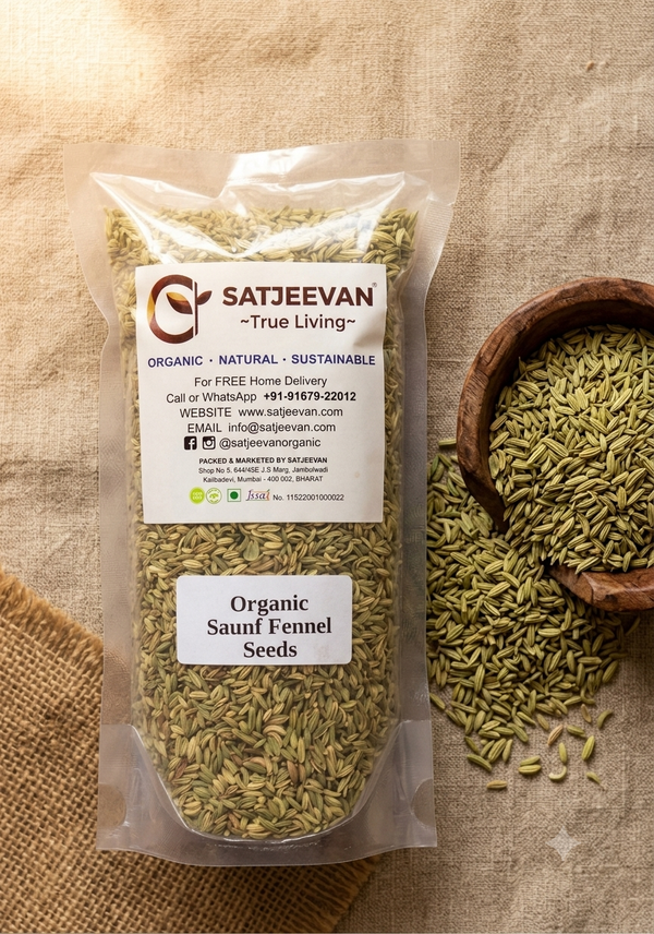 Organic Saunf Fennel Seeds 250g