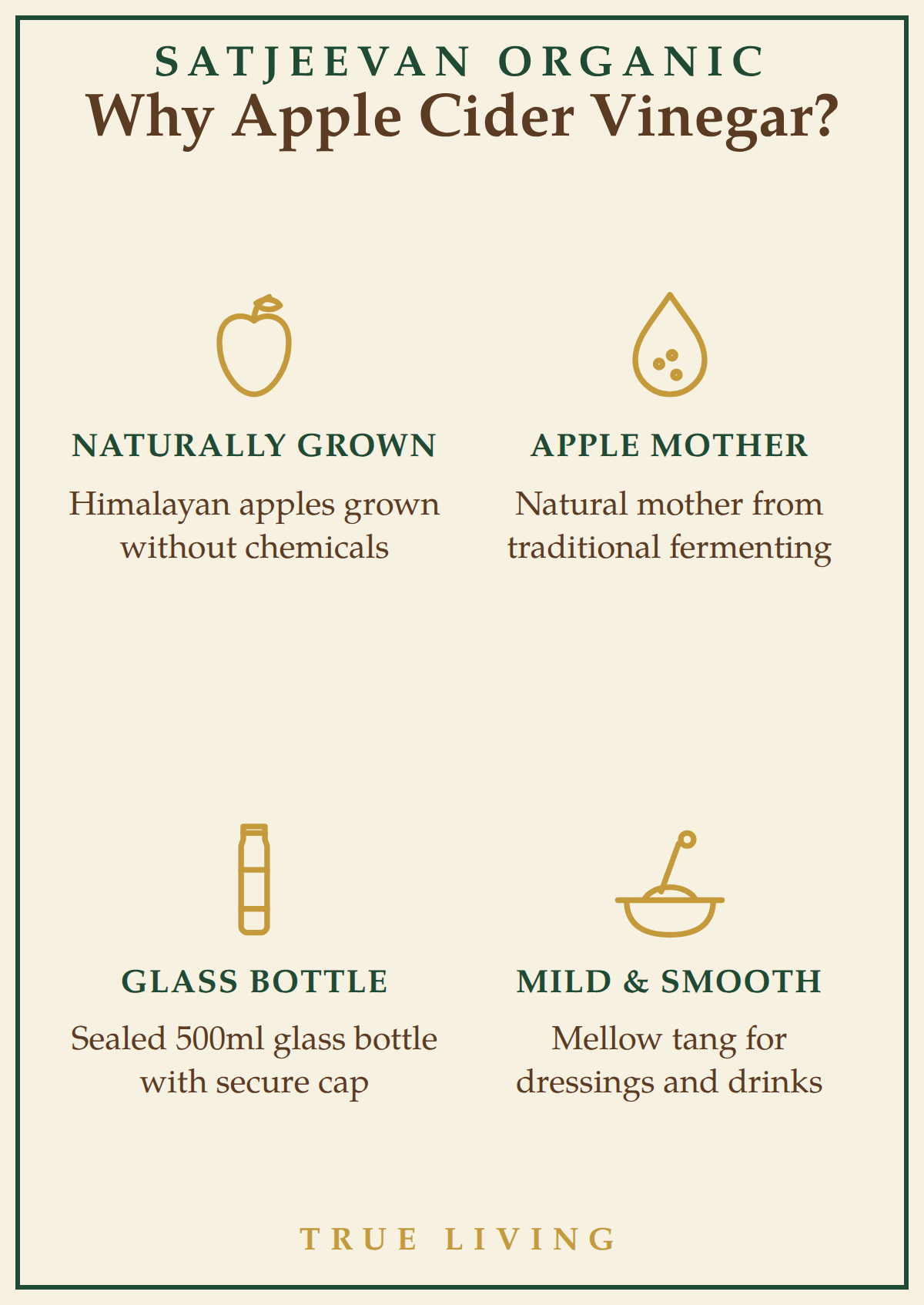 Organic Apple Cider Vinegar 500ml