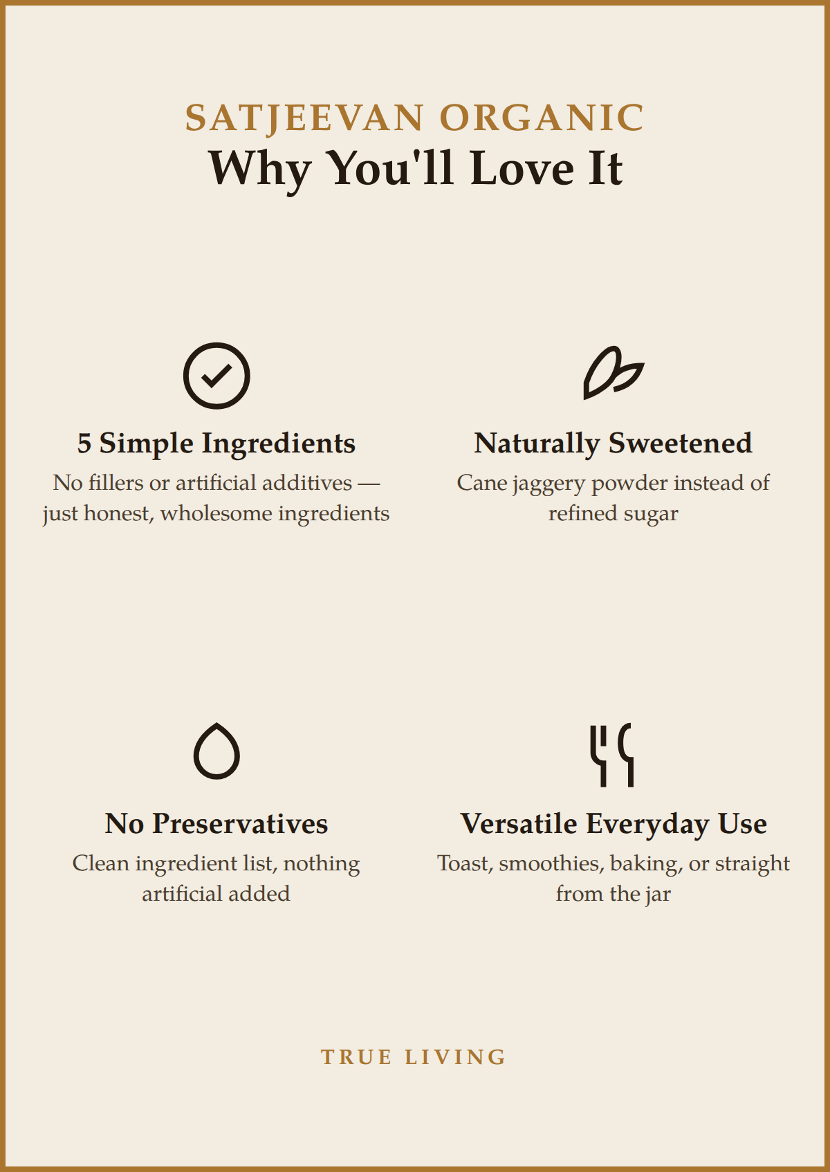 Organic Cocoa Peanut Butter 500g