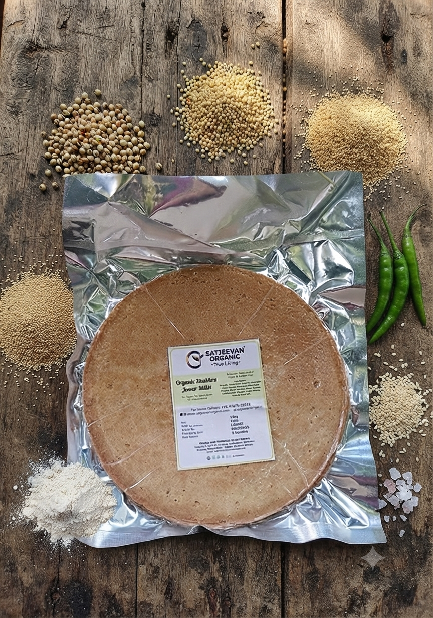 Organic Khakhra Jowar Millet 180g