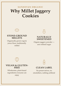 Organic Millet Jaggery Cookies 180g