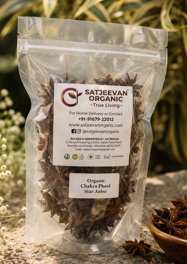 Organic Chakra Phool Star Anise 100g