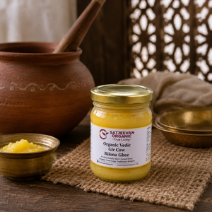 Satjeevan Organic Vedic Gir Cow Bilona Ghee 100ml