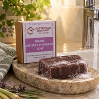 Organic Lavender Lemongrass Soap 100g