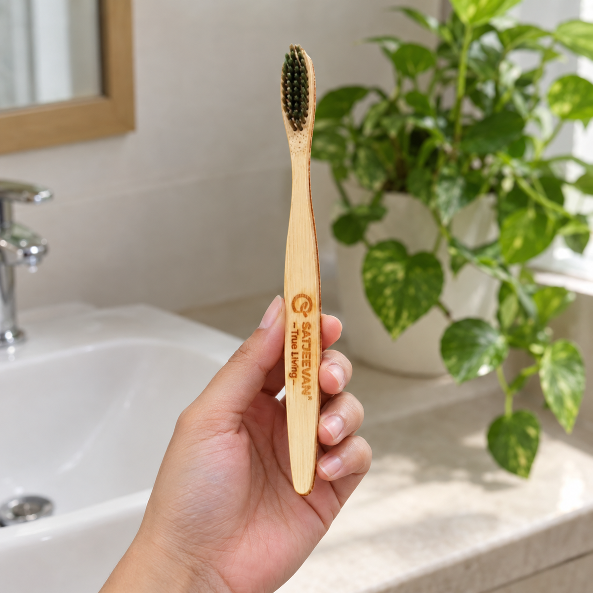 Bamboo Toothbrush Pack of 5