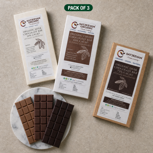 Artisanal Vegan Chocolate Pack of 3