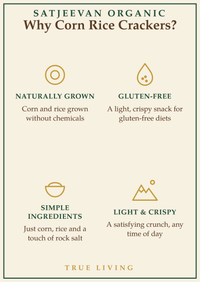 Organic Sweet Corn Rice Crackers 100g