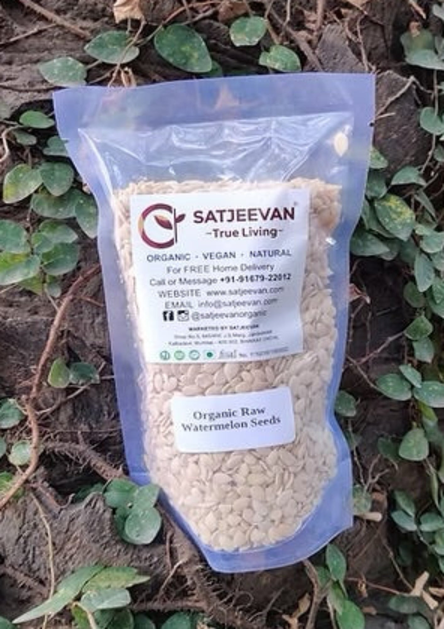 Organic Raw Watermelon Seeds 250g