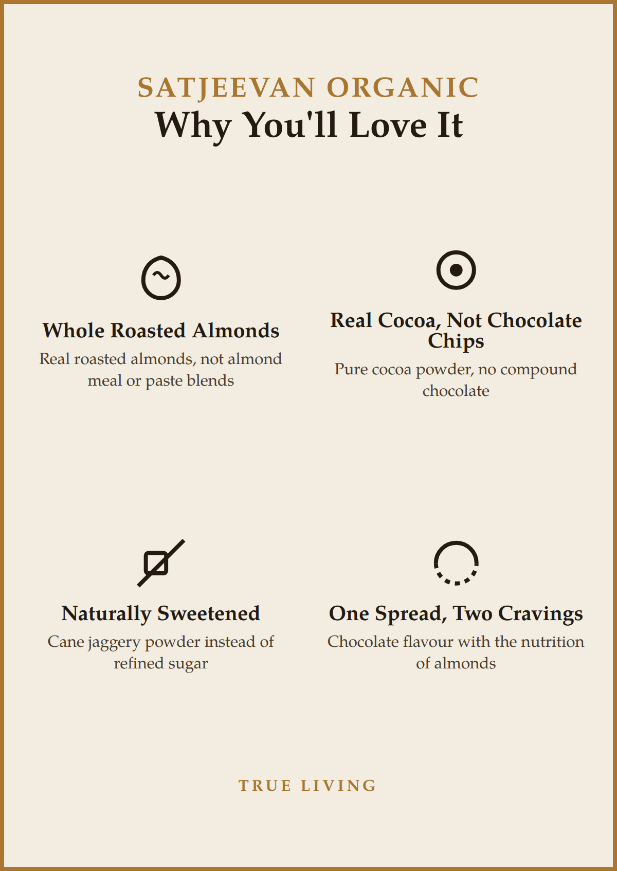 Organic Cocoa Almond Butter 500g