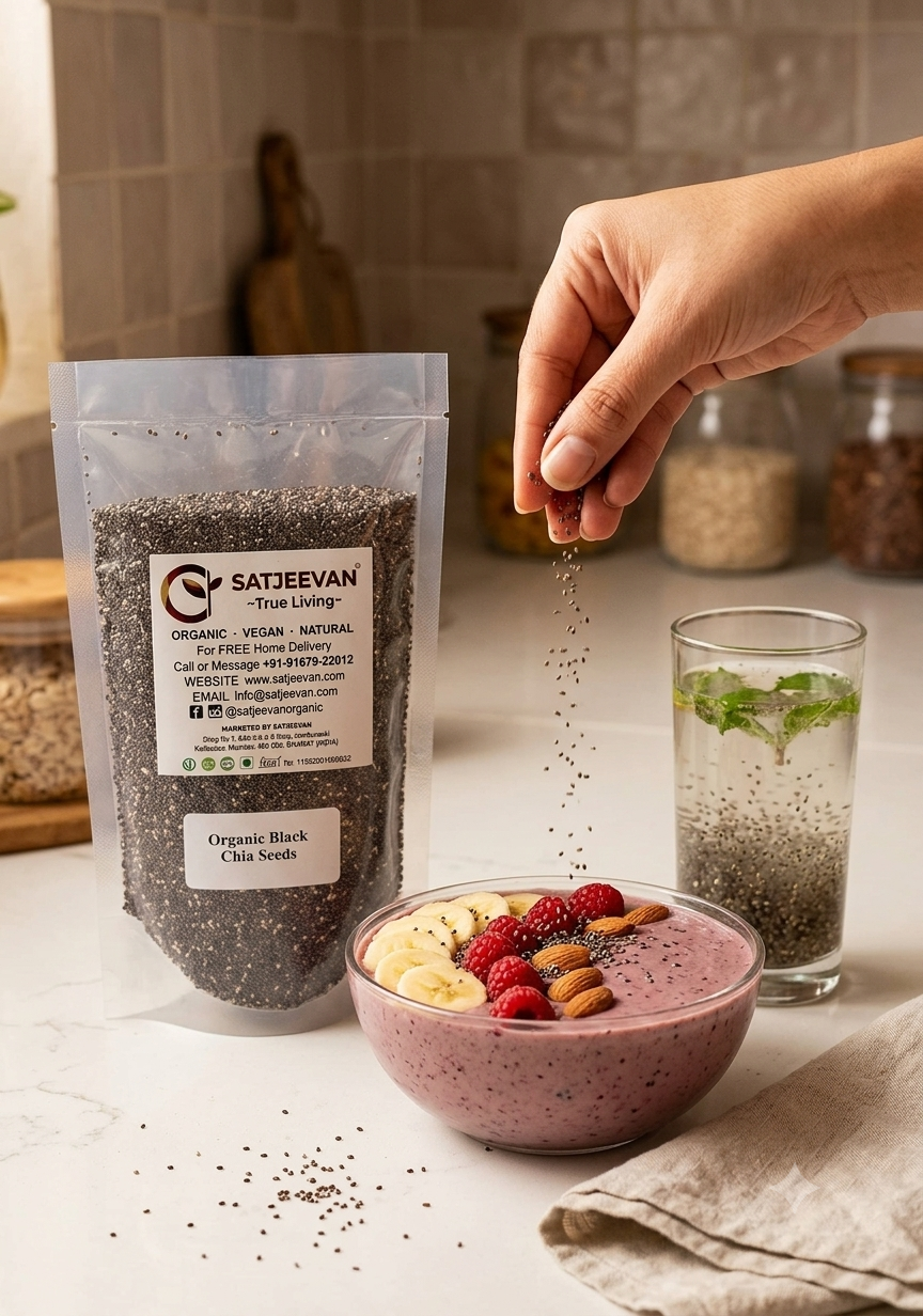 Organic Chia Seeds Black 250g